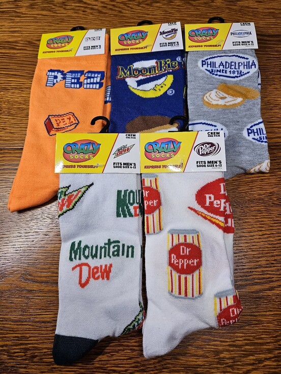 crazy socks Other - Crazy Socks Mens Novelty Crew Socks Bundle Of 5